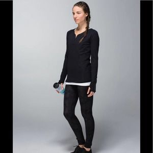 lululemon athletica Black Long Sleeve Top